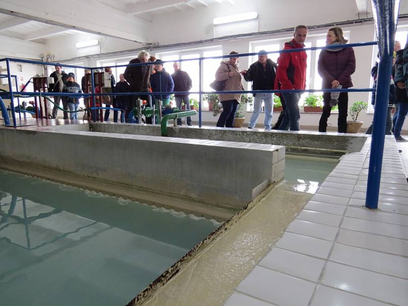 Návštěvníci úpravny vody v Nové Vsi viděli, jak se upravuje voda „krok za krokem“.