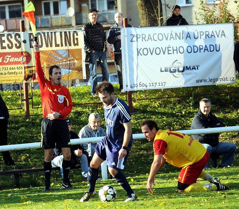 Frýdlant se v posledních zápasech zvedá, naposledy porazil na domácím trávníku celek Břidličné 2:1. 