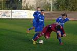 Fotbalisté Dobratic přišli o sérii domácí neporazitelnosti, když s Bystřicí prohráli 0:1.