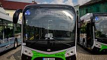 Ilustrační foto z představení nových nízkoemisních autobusů SOR NSG 12m s pohonem na CNG ve Frýdku-Místku, červenec 2020.