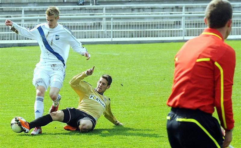 Fotbalisté Frýdku-Místku si v domácím prostředí snadno poradili s brněnskou juniorkou 5:1.