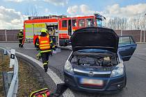 Nehoda, Dobrá, Frýdecko-Místecko, zásah hasičů, 16. března 2023.
