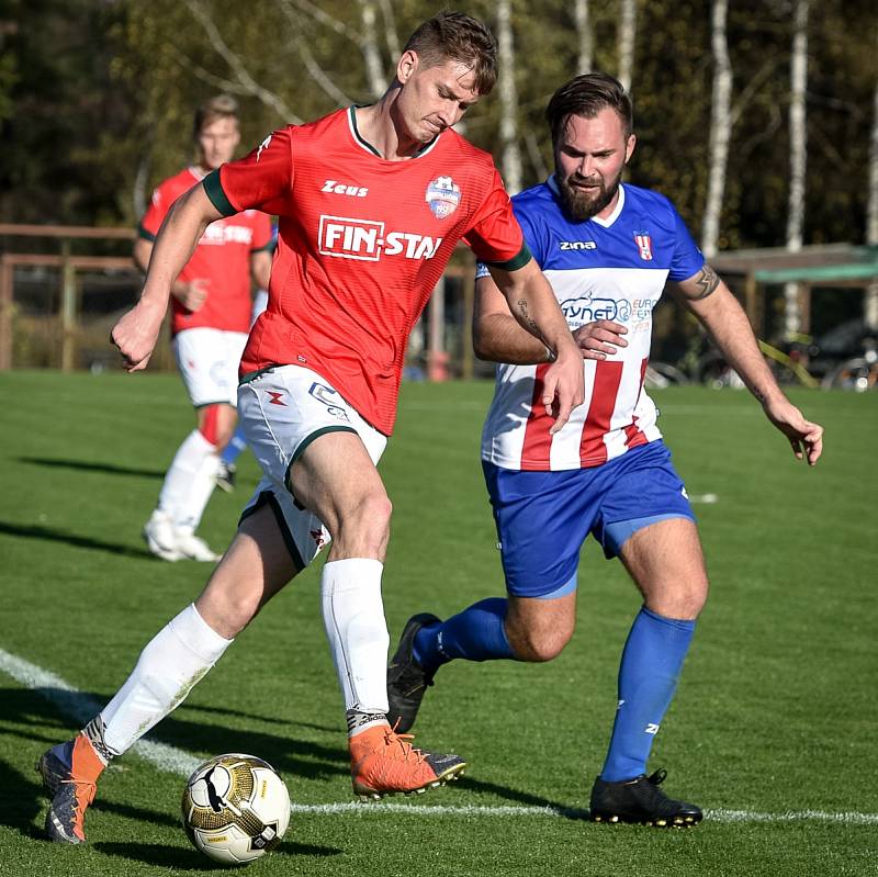 Fotbalový zápas I.A třídy mezi Lučinou a Albrechticemi se objevil v přímém televizním přenosu.