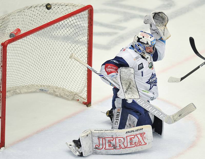 Finále play off hokejové extraligy - 2. zápas: HC Oceláři Třinec vs. HC Kometa Brno.