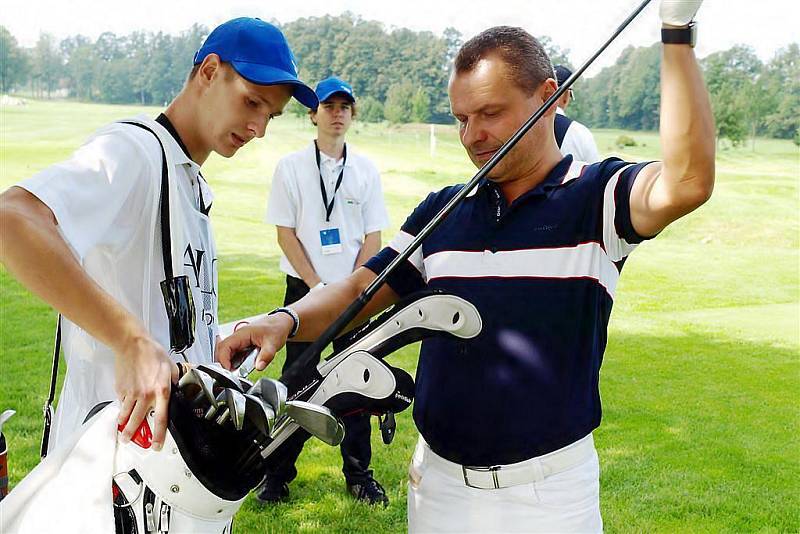 Saša Černojevič - fotbalista - coby Caddy.