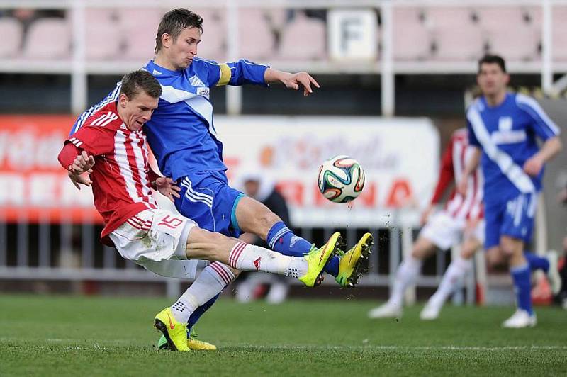 Utkání FK Viktoria Žižkov - MFK Frýdek-Místek. 