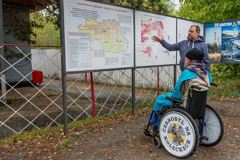 Honza Dušek trpící roztroušenou sklerózou vyrazil vloni z Prašivé v Beskydech na Ukrajinu a hlavně do Černobylu, teď bude 1. října na besedě na expedici vzpomínat.