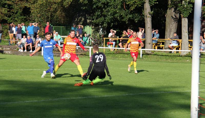 Zápas 5. kola MSFL Frýdlant nad Ostravicí - Kvítkovice 3:3.