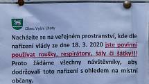 Cesta na Prašivou, 10. dubna 2020 v Beskydech.