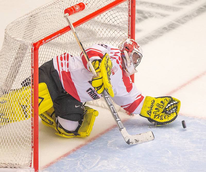 Exhibiční utkání legend v repríze finále z roku 1998 mezi HC Železárny Třinec - Petra Vsetín, 8. listopadu 2019 v Třinci. Radovan Biegl.