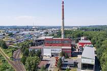 Teplárna ve Sviadnově zásobující Frýdek-Místek přestavuje dva kotle na plyn, budou jako záložní, hlavním palivem je tu totiž ekologická regionální biomasa, 12.8.2022.