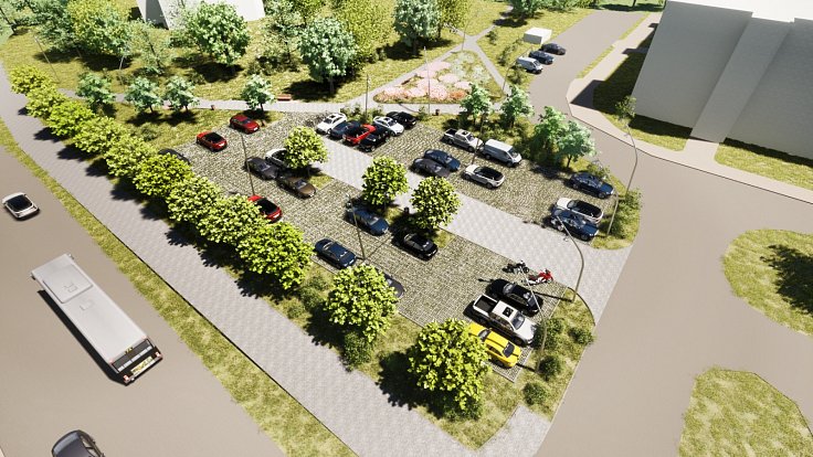 Nové parkoviště vznikne na sídlišti Slezská.
