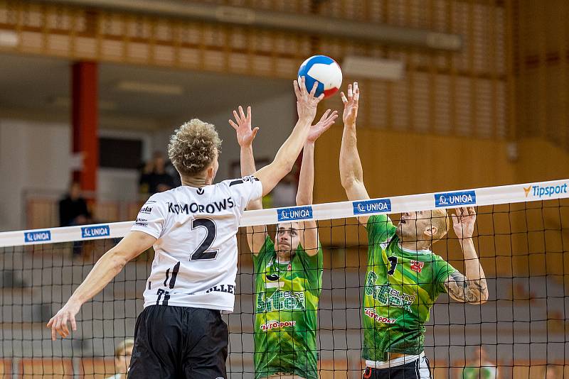 Volejbalisté Black Volley Beskydy porazili v osmifinále Českého poháru, které se hrálo ve středu 7. prosince ve Frýdku-Místku, Příbram 3:2 a postoupili dál.