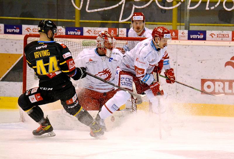 Utkání 48. koa Tipsport extraligy Litvínov - Třinec 2:6.