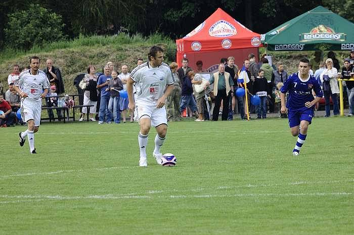 Brušperk v sobotu 5. července hostil fotbalovou exhibici Kubina Teamu.