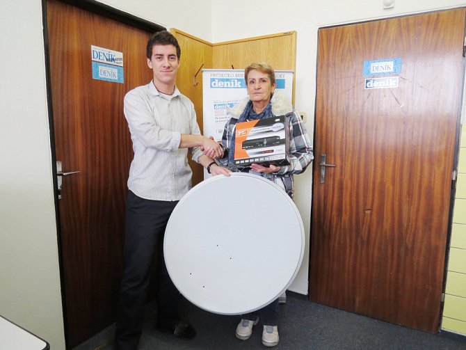 Vítězkou 25. ročníku soutěže Tip liga se stala Sabina Dudová z Frýdku-Místku, který si z rukou šéfredaktora redakce převzala hlavní cenu – satelit GoSat 7056 s parabolou. 