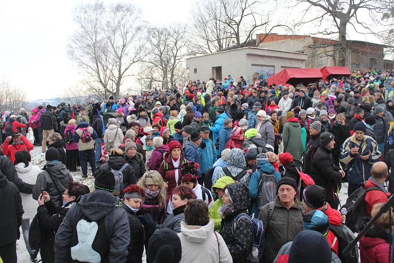 Lašský král Zdeňa Viluš I. přednesl na Čupku novoroční projev.