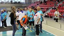 Stovky účastníků zápolily v řadě sportovních aktivit při krajských sportovních hrách seniorů v Třinci.