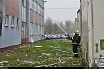 Zásah záchranářů po výbuchu v paskovské celnici. 