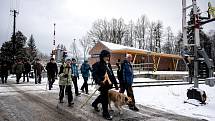 Dvaatřicátý ročník Lašské polarni expedycije. 26. února 2023 na Čeladné.