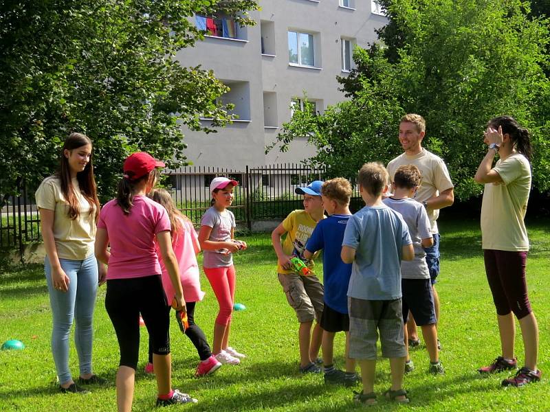 Příměstský tábor ve středisku Klíč ve Frýdku-Místku. 