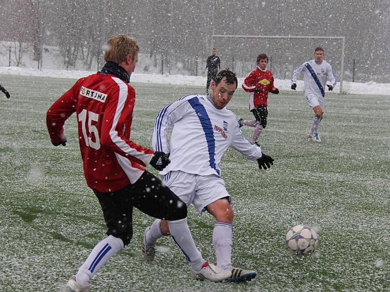 Fotbalisté třetiligového Frýdku-Místku svého soupeře v generálce na jarní odvetnou část vůbec nešetřili. Frýdlantu nastříleli Frýdečtí jedenáct branek.