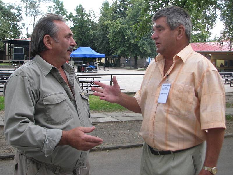 Bohuslav Rožycki (vlevo) a Otto Hlávka. 