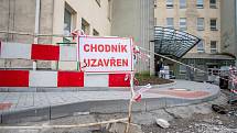 Rekonstrukce nemocnice,  25. května 2023, Frýdek-Místek.