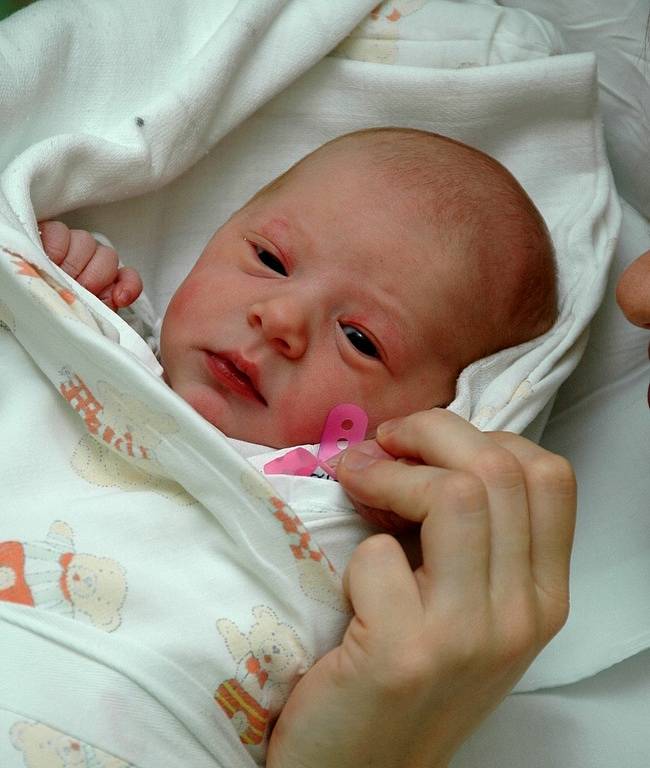 Adéla Boščíková, Frýdek-Místek nar. 5.12., 48 cm, 2,93 kg, nemocnice Frýdek-Místek.