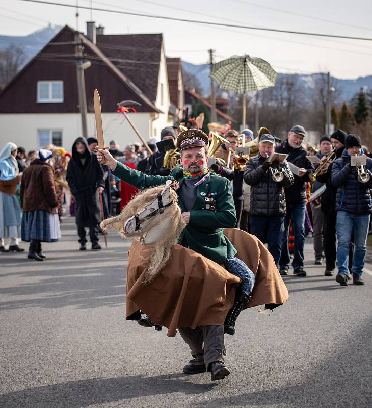 XIII. Hodoňovický masopust, 22. února 2020 v Bašce u Frýdku-Místku.