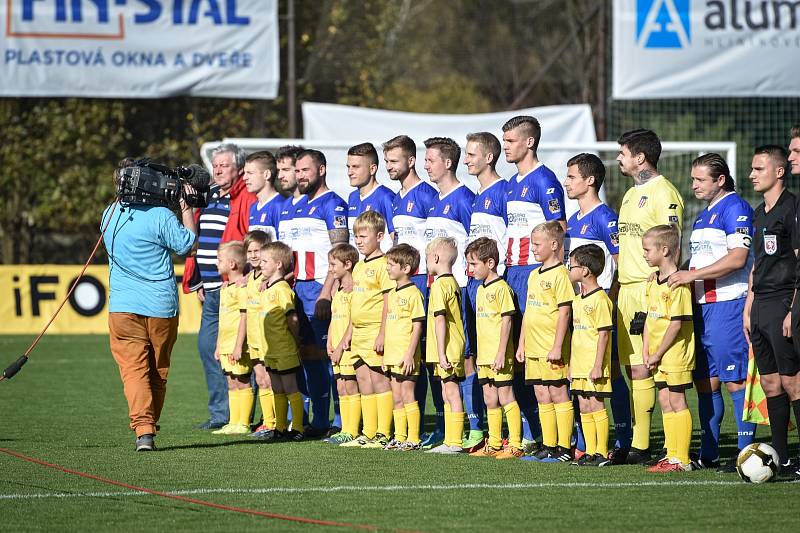 Fotbalový zápas I.A třídy mezi Lučinou a Albrechticemi se objevil v přímém televizním přenosu.