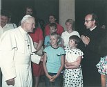 Rudolf Sikora s papežem Janem Pavlem II.