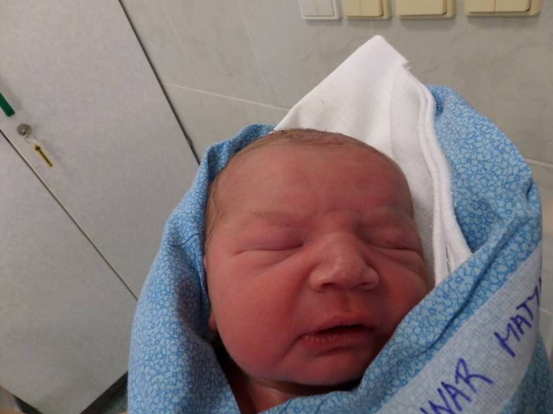 Matyáš Wojnar, Bystřice, nar. 19.2., 53 cm, 4,42 kg, Nemocnice Třinec.