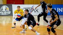 Zápas 3. kola extraligy volejbalistů 9. října 2021 ve Frýdku-Místku Black Volley Beskydy - VK Ostrava 3:2.