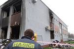 Následky exploze v paskovské celnici. 