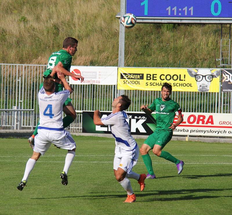 Také druhé domácí utkání podzimní sezony FNL fotbalisté Frýdku-Místku zvládli, když porazili těsným rozdílem Vlašim 1:0.