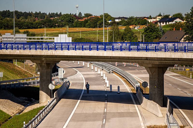 Slavnostní zprovoznění staveb dálnic D48 Frýdek-Místek, obchvat - I. etapa a D56 Frýdek-Místek, připojení na D48, 2. září 2022, Frýdek-Místek.