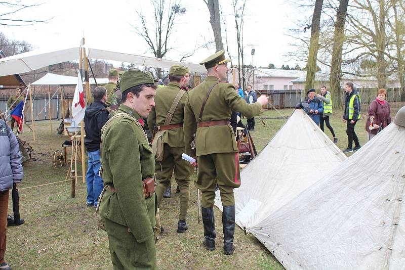 Vzpomínková akce u příležitosti výročí boje místecké vojenské posádky proti německým okupantům z roku 1939.