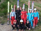 V Novém Městě na Moravě se konaly letní republikové klasifikační závody žactva ve skoku na lyžích.