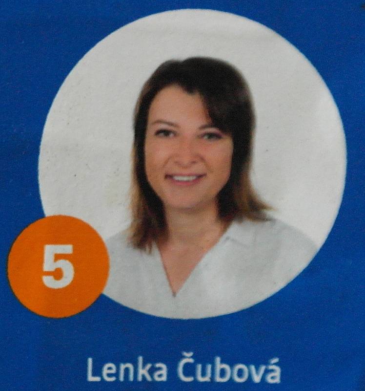Noví zastupitelé za hnutí Přátelé FM. Lenka Čubová