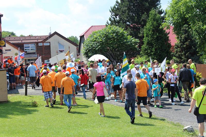 Sraz Lhot a Lehot z Česka a Slovenska ve Lhotce pod Ondřejníkem.