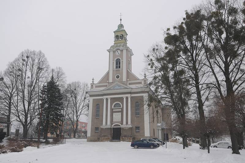 Evangelický kostel v Bystřici.