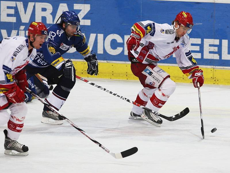 Hokejové derby Vítkovice vs. Třinec.