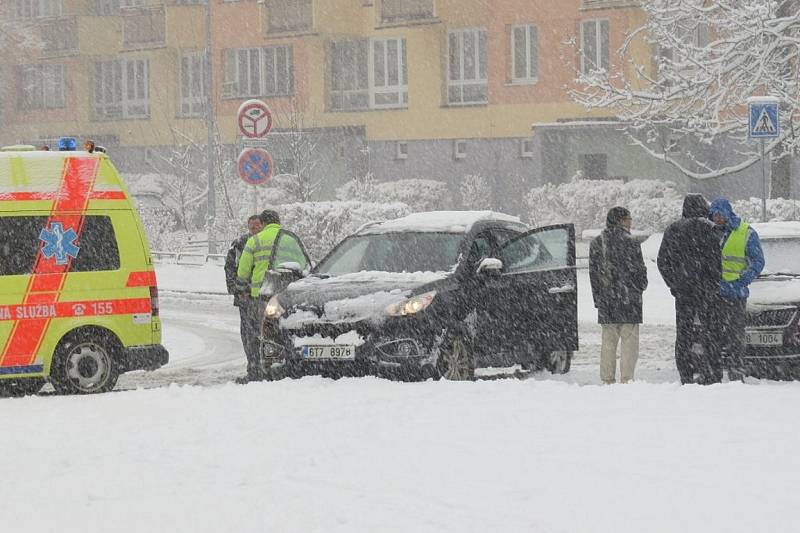 Husté sněžení zasáhlo v neděli Frýdecko-Místecko a Třinecko. Se sněhem „se bojovalo“ v celém regionu. Snímky jsou z Frýdku-Místku, Ostravice, Bílé a Hukvaldů.