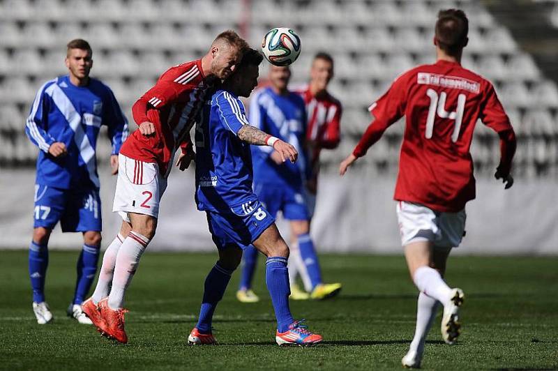 Utkání FK Viktoria Žižkov - MFK Frýdek-Místek. 