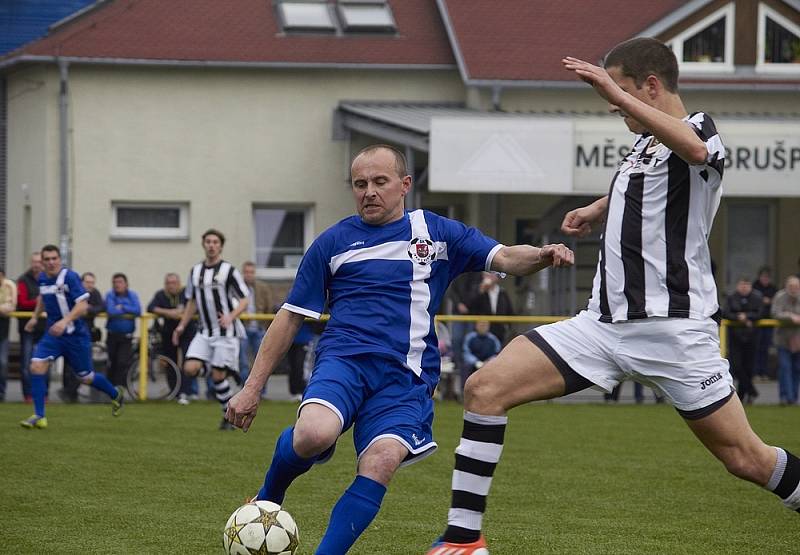 Už sedm bodů nastřádali na jaře v krajském přeboru zachraňující se fotbalisté Brušperku. A po sobotní domácí výhře nad Polankou 2:1 už nejsou v tabulce poslední.