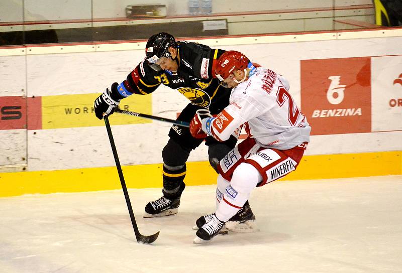 Utkání 48. koa Tipsport extraligy Litvínov - Třinec 2:6.