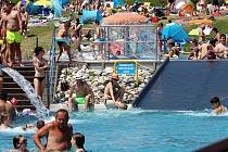 Aquapark Olešná ve Frýdku-Místku, sobota 19. června 2021.