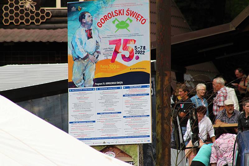 Víkend 5. - 7. srpna 2022 patřil v Jablunkově 75. ročníku folklornímu festivalu Gorolski Swięto.