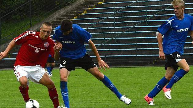 Kapitán třineckých fotbalistů Petr Lisický